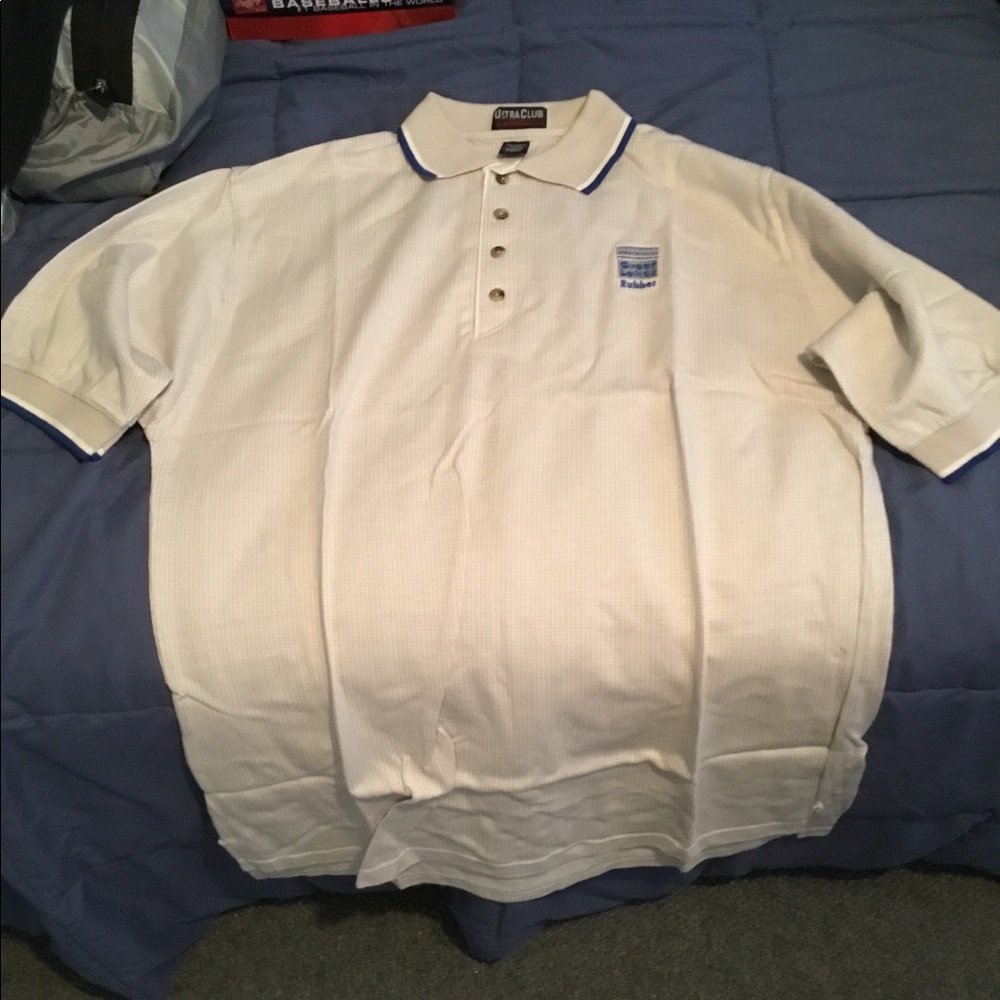 Creme Golf Shirt.